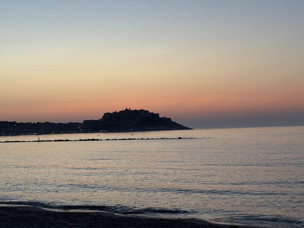CORSE - Calvi - Vue sur la Citadelle